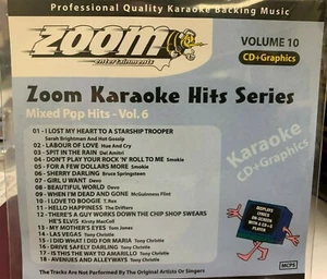 ZOOM KARAOKE HITS SERIE CDZM0010 GEMISCHTE POP HITS VOL 6 CD + G - Bild 1 von 1