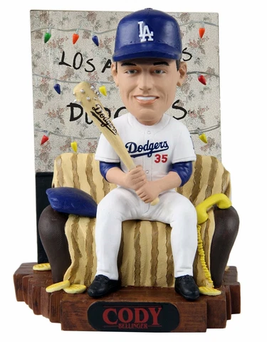 Cody Bellinger Los Angeles Dodgers Stranger Things Alphabet Wall Bobblehead MLB Cover