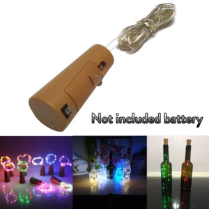 1M 2M 3M Copper Wire LED String Light Wine Bottle For Christmas Decoration GL494 - Picture 1 of 21