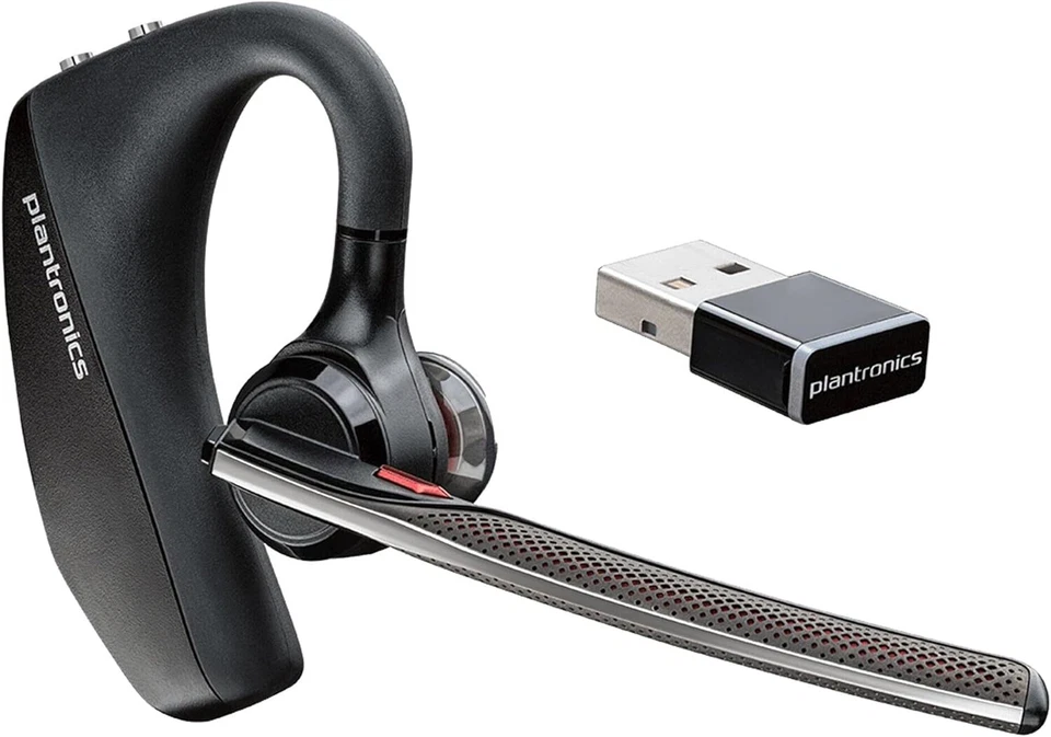 Plantronics Poly Voyager 5200 UC Bluetooth Headset System w/ USB Type A Adapter - Image 1 of 4