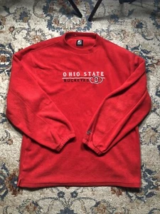 Starter Ohio State Buckeyes Fleece Sweatshirt Adult Red XL Football Retro - Picture 1 of 9