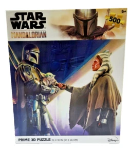 2021 DISNEY STAR WARS THE MANDALORIAN PRIME 3D JIGSAW PUZZLE 500 PIECES SEALED - Picture 1 of 6