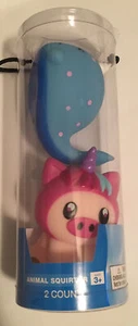 Wasserspritzer Badespielzeug rosa Einhorn-Schwein & blauer Narwal Wal Spaß Tiere Alter 3+ - Bild 1 von 12