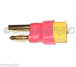 Direct Connect - 4 mm Hxt Stecker auf Buchse XT-60 Adapter XT60 Turnigy keine Kabel  - Bild 1 von 12