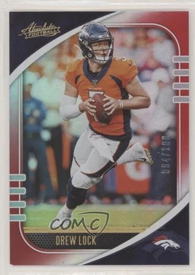 2020 Panini Absolute Spectrum Red /100 Drew Lock #45 - Image 1 of 2