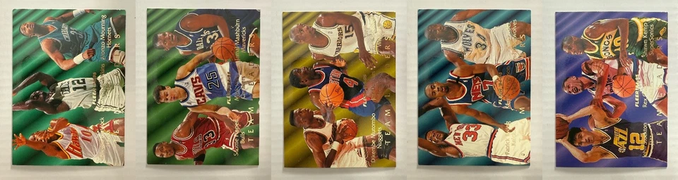 Baloncesto Fleer 1994-95 - Líderes de equipo insertan individuales - tú eliges Foto 1 de 1