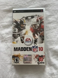 Madden NFL 10 con estuche, manual (Sony PSP, 2009) ¡PROBADO! - Imagen 1 de 5