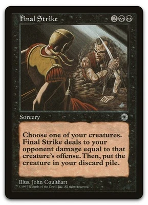 Final Strike (LP) Portal POR Magic MTG - Image 1 of 2
