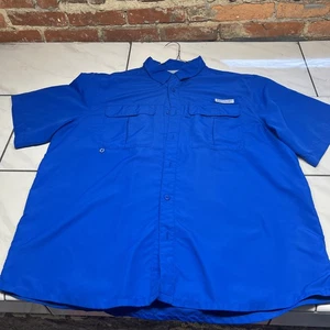 RealTree Herren Angelhemd blau kurzarm Größe XL belüftet - Bild 1 von 12