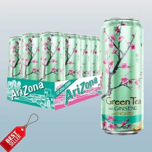 AriZona Green Tea with Ginseng and Honey - Big Can new free shipping - Picture 1 of 4