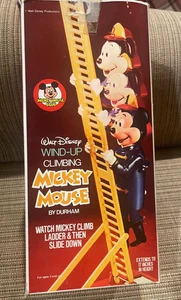Topolino Club Walt Disney Wind-Up Arrampicata Topolino Pompiere Durham 5780 - Foto 1 di 5