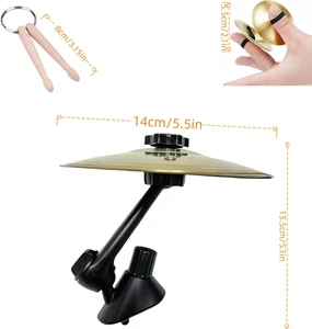 Platillo de ventilación de aire para tambor de coche mini choque danza del vientre dedo palo - Imagen 1 de 5