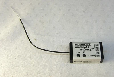 Multiplex 2.4 Empfänger RX-5  light  #55808    ##  Bastelware da ungeprüft!!! ## - Bild 1 von 3