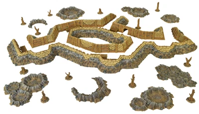 Juego de construcción de guerra - The Trench - Wargames en miniatura - Warhammer 40k/AoS Foto 1 de 4