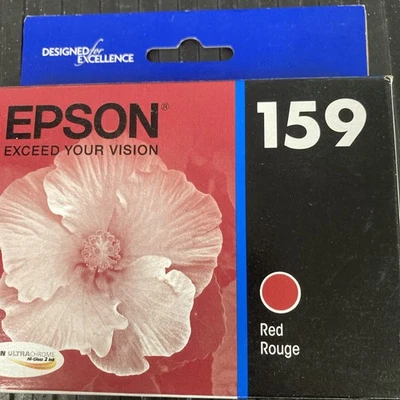 Epson 159 Red Ink Cartridge Epson Stylus Photo R2000 Genuine  EXP: 04/2024 NEW! - Image 1 of 3