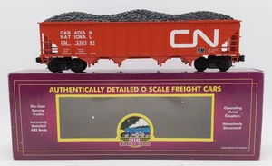 Coche tolva de 4 bahías MTH 20-97458 O Canadian National con carga de carbón #330191 EX/caja - Imagen 1 de 7