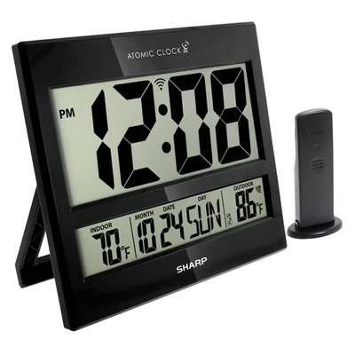 Atomic Clock - Never Needs Setting! - Jumbo 3" Easy to Read Numbers - Indoor/... - Image 1 of 4