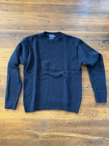 Pendleton Mens Medium Black Sweater Washable Wool - Picture 1 of 4