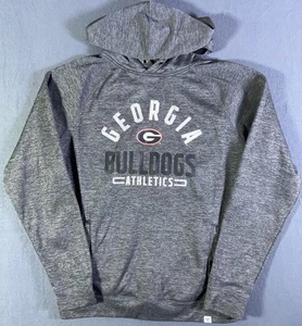 Fanatics Georgia Bulldogs Athletics Men’s Large Hoodie Primary Logo Gray Light - Picture 1 of 10