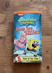 SpongeBob SquarePants VHS Deep Sea Sillies Nickelodeon 5 Episodes FULLY TESTED - Picture 1 of 3