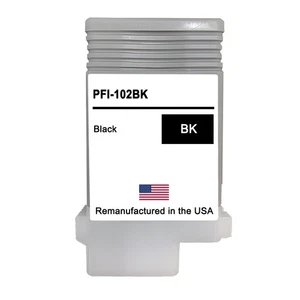 Compatible Ink Cartridge For Canon PFI-102 130ml Black-USA - Picture 1 of 2