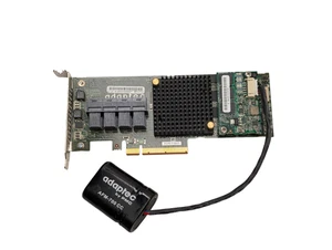 Contrôleur raid SAS SATA PCIe Adaptec ASR 71605 1 Go 16 ports - - Photo 1/3