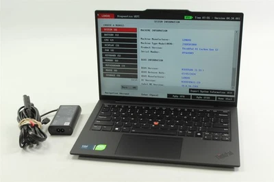 Lenovo ThinkPad X1 Carbon поколение 12 14 дюймов сенсорный Ultra 7 165U 512 ГБ SSD 64 ГБ RAM W11P - Изображение 1 из 4
