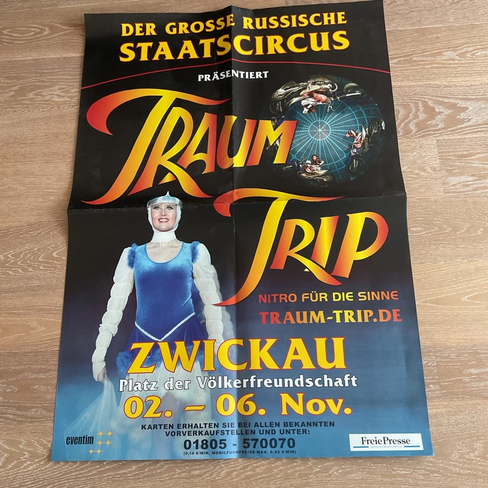 Russischer Staatscircus Circus Zirkus Circo Cirque Cirkus Plakat Poster Affiche  - Bild 1 von 1