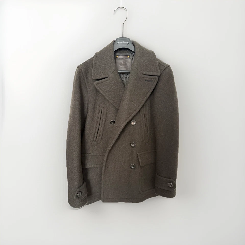 Coach Astor Wool Peacoat Men’s Size S/P Military Green MRSP $698 - Image 1 of 4