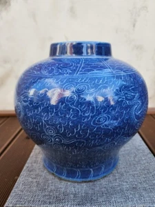 tetera china porcelana azul estilo ming - Imagen 1 de 12