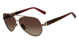 NWT CALVIN KLEIN CK7481s 210 60mm DARK BROWN UNISEX SUNGLASSES - Picture 1 of 4