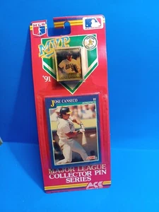 1991 ACE SCORE MVP Collector Pin Series Card JOSE CANSECO Oakland A's - Picture 1 of 2