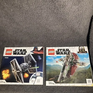 LEGO Star Wars Tie Fighter 75300 Boba Fett Starship 75312 Instruction Manuals - Picture 1 of 3