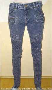 Skinny Jeans dark - dunkelblau Gr.M (S/M) - Bundweite 37cm - 40cm - Jeans Wear - Bild 1 von 11