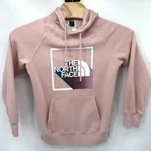 The North Face Women's Small Pink Graphic Long Sleeve Hoodie Outdoor Hiking - Picture 1 of 5