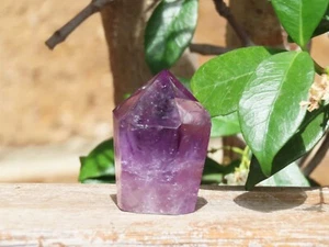 Polished Amethyst Crystal Generator Point 46mm Tall 50 Grams Purple Unique Shape - Picture 1 of 12