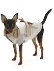 Croci Dog Coat Fancy Bow Padded  Puppy/ Teacup Beige 25cm