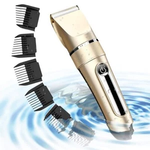 Hair Clippers Hair Trimmer Hair Cut Set Rechargeable with Led Display 6 combs - Picture 1 of 7