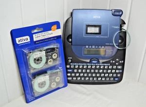Ativa AT-LP 1000 Large 10 Character 2-Line LCD Display Label Printer Extra Tape - Picture 1 of 6