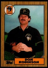 1987 Topps Tiffany #712 Don Robinson NM-MT Pirates