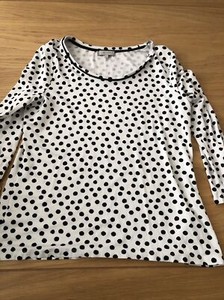 hobbs polka dot blouse
