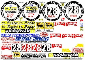Body Decals Ferrari 643 1991 Jean Alesi Silverston---D185 - Bild 1 von 6