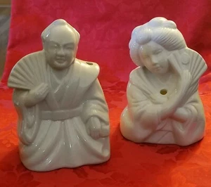 Asian Geisha Girl and  BENIHANA Samurai Cocktails/Incense Burner/Bud Vase - Picture 1 of 11