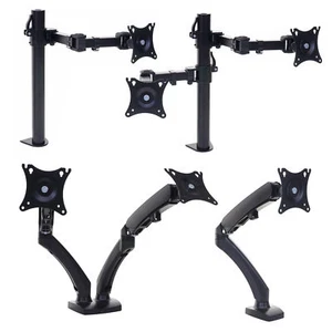 Monitorhalter HWC-D38/39, VESA bis 75x75/100x100mm schwenkbar bis 9kg je Arm - Bild 1 von 16
