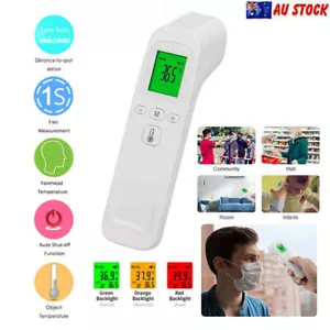 Infrared Forehead Thermometer Non-touch Digital Baby Adult Body Temperature Gun - Picture 1 of 12