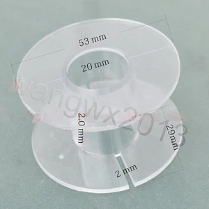 2pcs Plastic Bobbin Wire Coil Frame for DIY Amplifier Crossover Inductor 53*29mm - Picture 1 of 2