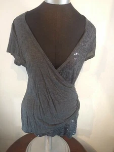 NY&C V-Ausschnitt Shirt Damen Small Rayon  - Bild 1 von 8