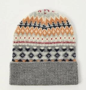 Lucky Brand Fair Isle Beanie Wintermütze Unisex Neu Einheitsgröße - Bild 1 von 3