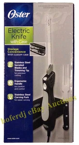 Oster Electric Stainless Steel Cutting Knife with Case and Carving Fork - Picture 1 of 4