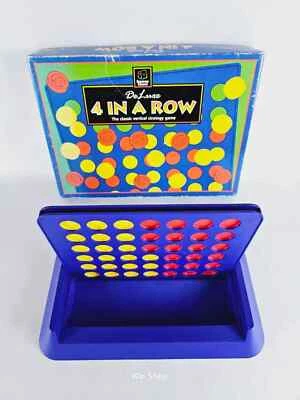 Games Chest De Luxe 4 in a Row The Classic Vertical Strategy Game Toy - Image 1 of 4